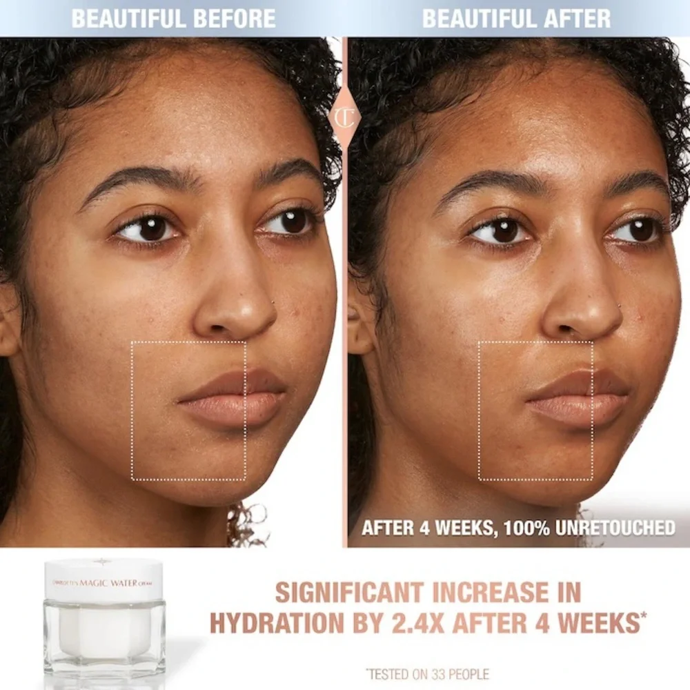 Oily skin heaven !CHARLOTTE'S MAGIC WATER CREAM 42ml MOISTURISER(50ml fr 100!$)